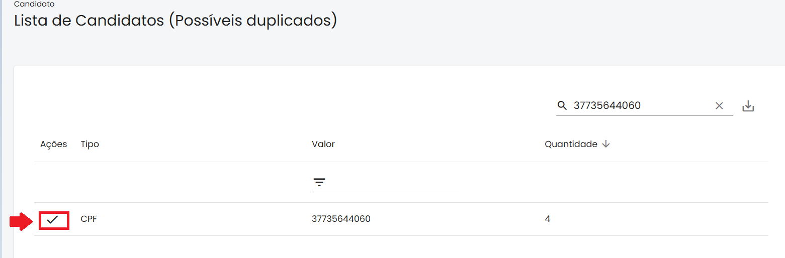 Notificação de confirmação da combinação